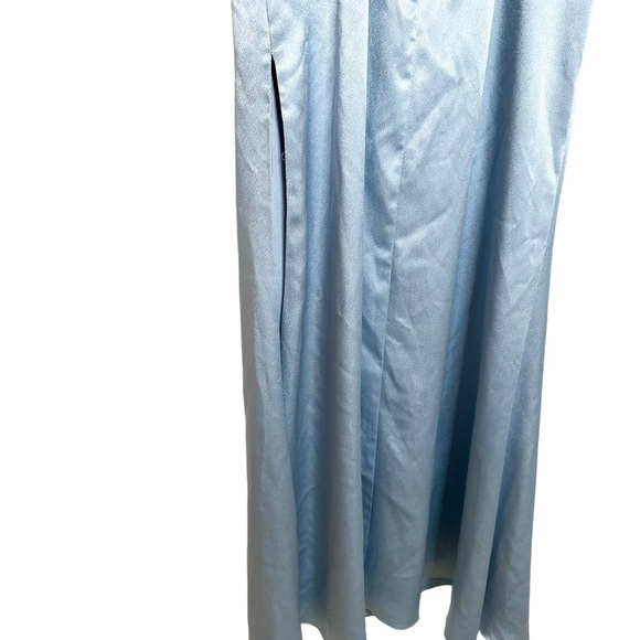 NWT Aiden Maddox Size 14 Clearwater Satin Mermaid Evening Dress - Picture 4 of 7